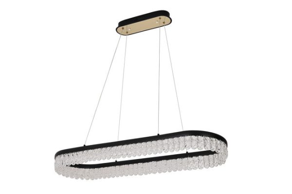 LED pendant chandelier FAVOURITE Lunetta 33.6 sq.m., 100x13x30 cm, LED