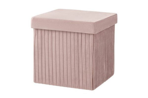 Folding pouffe with drawer Store