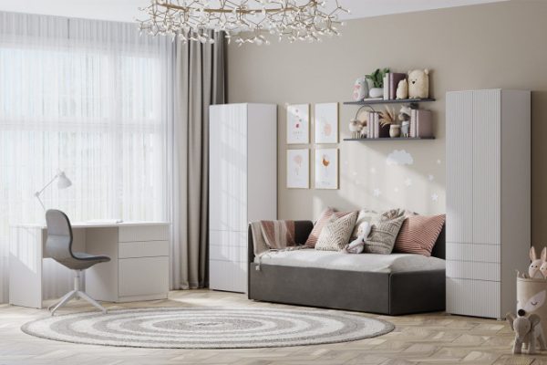 Modular children's room Oscar Amelie mini with push-to-open