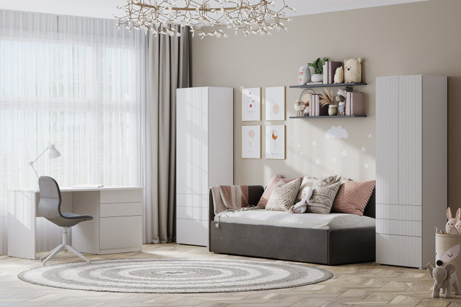 Modular children's room Oscar Amelie mini with push-to-open