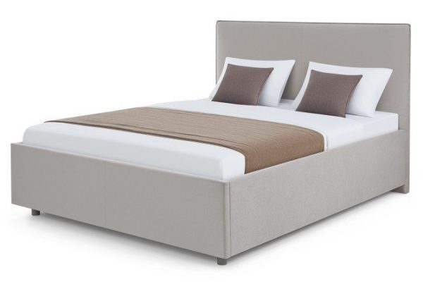 Bed with lifting mechanism Megan Grand color gray 200x200 cm