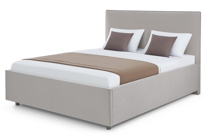 Bed with lifting mechanism Megan Grand color gray 200x200 cm