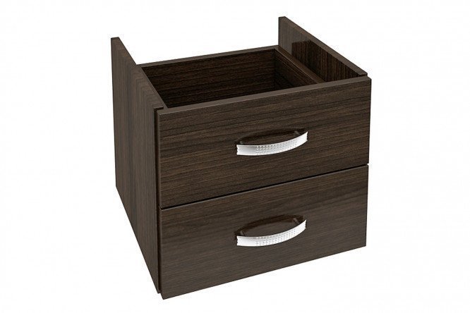 Set of drawers for the Liberty shelving unit, small, wenge