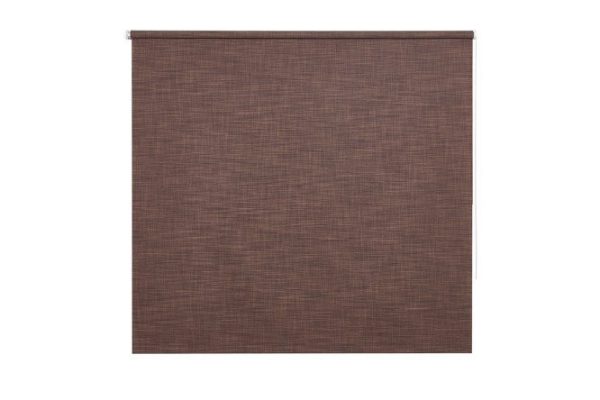 Roller blind Decofest Shantung color brown, 40x160 cm