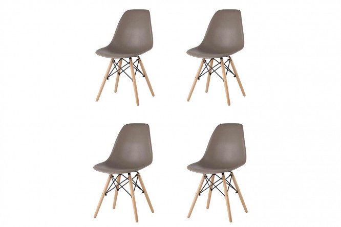 Set of Eames chairs 46x81x53 cm
