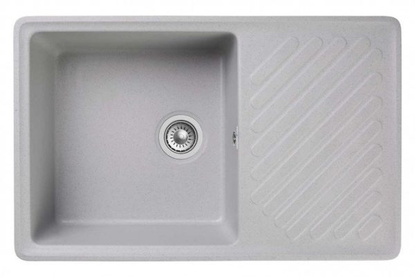 Sink with drainer GRANFEST Quarz GF-ZL-52 76x48x17.8 cm