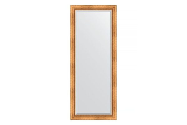 Floor mirror with bevel in a baguette frame EVOFORM BY 6117 Roman gold 81x201 cm