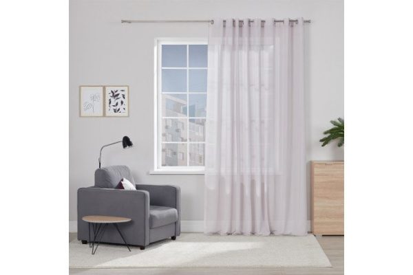 Tulle with eyelets MICASA Dalia 300x280 cm, 1 piece, gray