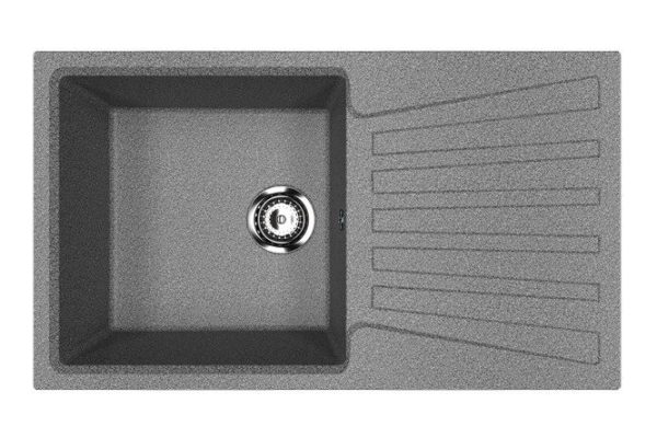 Inset sink with drainer ULGRAN u-703 309 83x48x19 cm