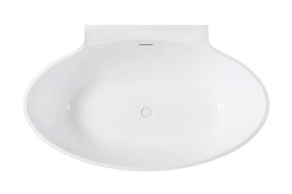 Wall-mounted bathtub AB9237 172x103 cm