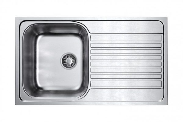 Inset sink with wing OMOIKIRI Kashiogawa 86-IN 4993453, stainless steel 86x50x16 cm
