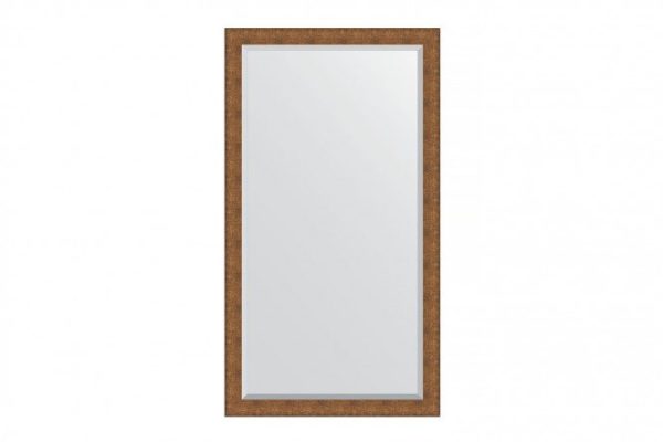 Floor mirror with bevel in a baguette frame EVOFORM BY 6190 copper chain mail 112x202 cm