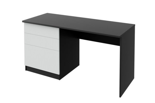 Desk with 3 drawers Oscar mini with push-to-open 145x75x60 cm