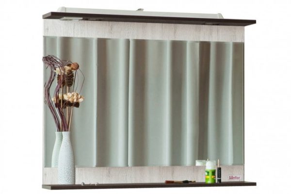 Mirror with shelf Sanflor Toledo 83.4x73.6x14.6 cm