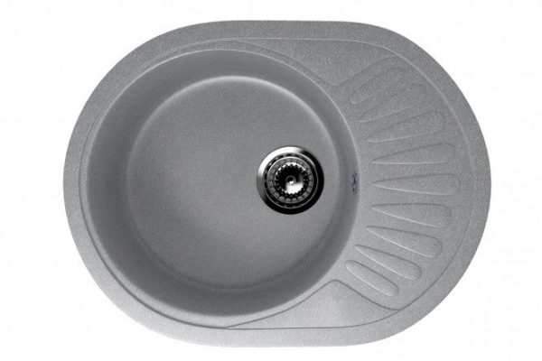 Sink with drainer ULGRAN U-107m 57x45x15.5 cm