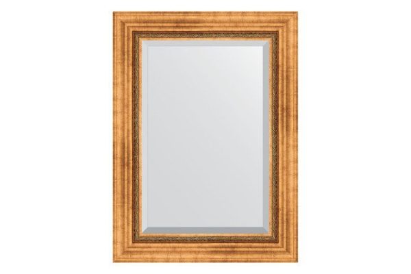 Wall mirror with bevel in a baguette frame EVOFORM Roman gold 76x106 cm