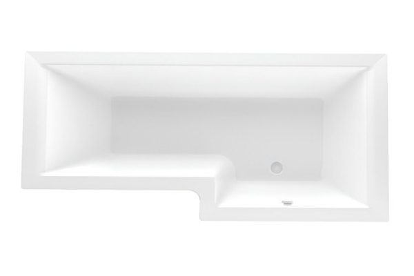 Bathtub Marka One Linea R, white 165x85 cm