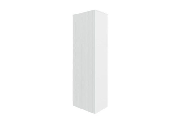 Wardrobe Oscar Amelie 60x192 cm with door, white, talc wave