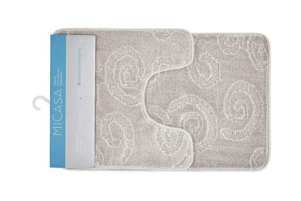 Set of MICASA Pisa bathroom rugs Polypropylene
