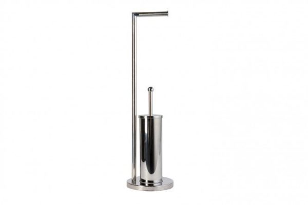 Toilet paper rack with brush Hall V031028 Stainless steel