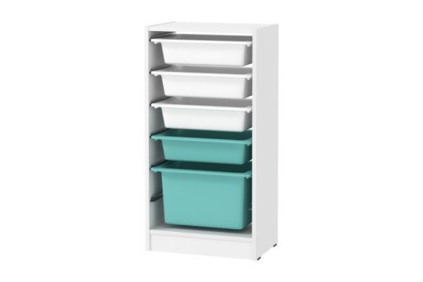 Alpha rack 46x90x30 cm, with containers