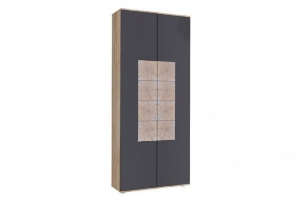 Double door wardrobe Fiji oak gold/anthracite
