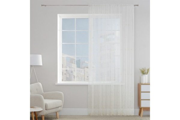 Tulle ESTUDI BLANCO Polly 300x280 cm, 1 piece, white, gold