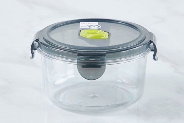 Product container with valve Brilliant 14.7 x 7.7 x 14.7 cm, 600 ml