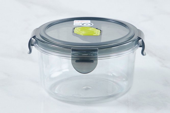 Product container with valve Brilliant 14.7 x 7.7 x 14.7 cm, 600 ml