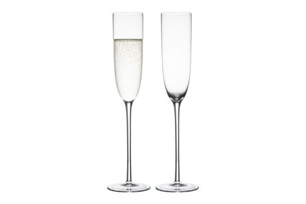 Set of champagne glasses Celebrate 160 ml, Glass, 2 pcs.