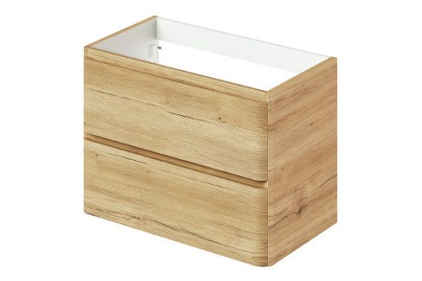 Hanging sink cabinet Roberto 78.9 cm, frame color mavella gold oak, facade color mavella gold oak