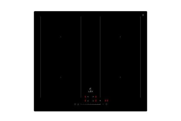 Induction hob LEX EVI 641B bl, black 59 cm