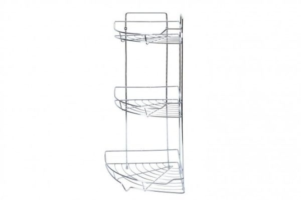Three-tier corner shelf Sector 26x58x26 cm