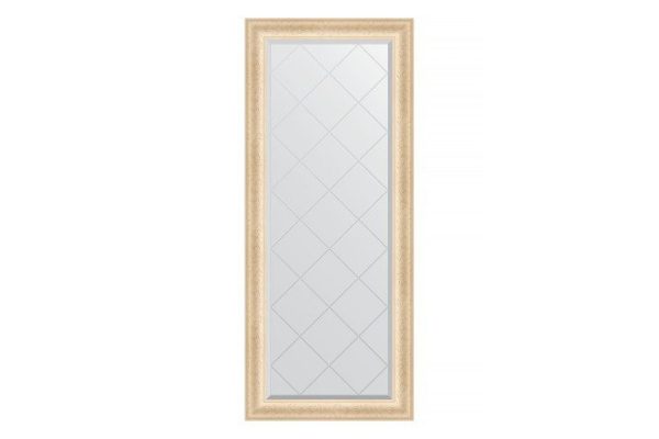 Wall mirror with engraving in a baguette frame EVOFORM old plaster 75x157 cm