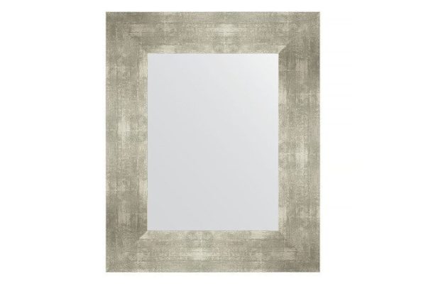 Wall mirror in a baguette frame EVOFORM aluminum 80x100 cm