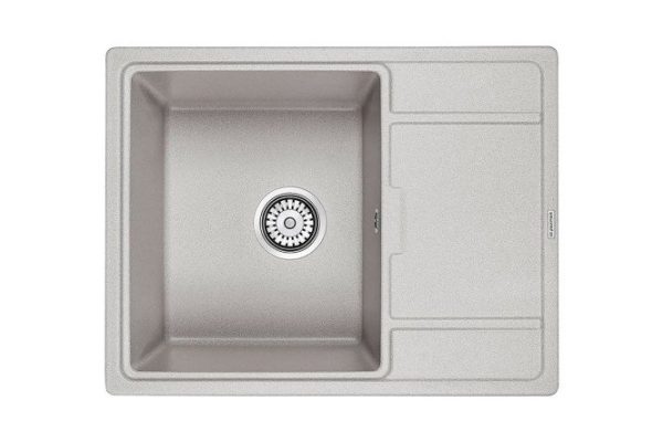 Inset sink with wing PAULMARK Weimar PM216550-GR 65x50x20 cm