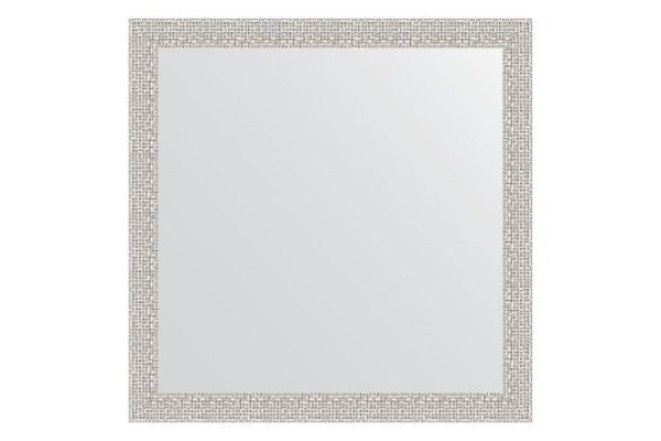 Wall mirror in a baguette frame EVOFORM mosaic chrome 71x71 cm