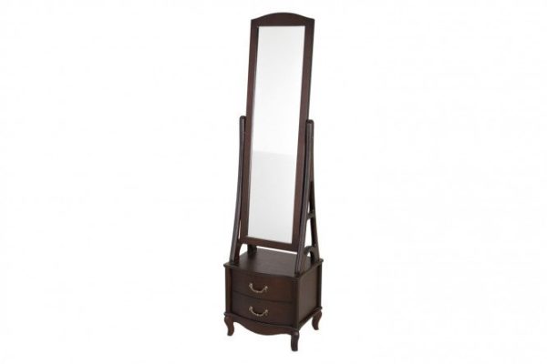 Cabinet with mirror Athena walnut 49.4x187.2 cm