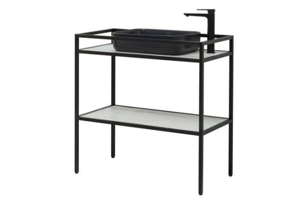 Floor console Liberty 90 cm, frame color black brush