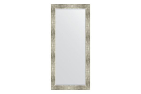 Wall mirror with bevel in a baguette frame EVOFORM aluminum 76x166 cm