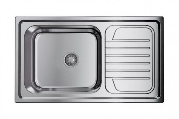 Inset sink with wing OMOIKIRI Haruna 86-IN 4993451, stainless steel 86x50x18.5 cm