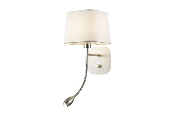 Wall lamp FAVOURITE Baumwolle 3 sq.m, E14