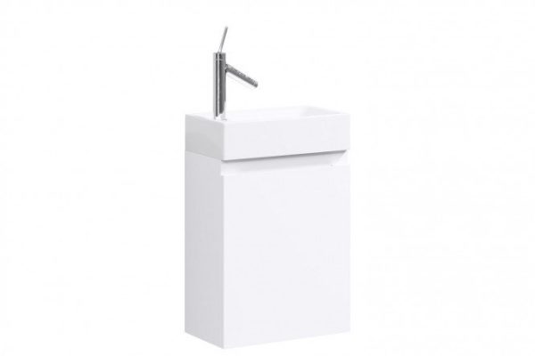 Hanging cabinet AQWELLA Leon-MP 40 cm, white