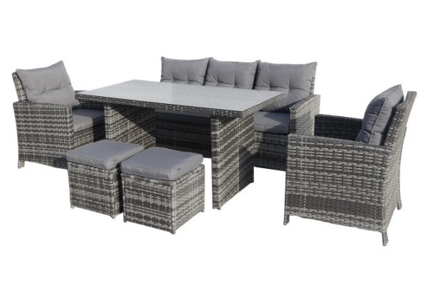 Garden furniture set Hall Glendale color gray