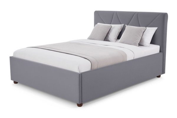 Bed with lifting mechanism Dorothy, color dark gray 160x200 cm