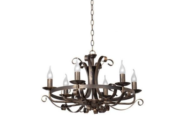 Chandelier VITALUCE V1105/6 18 sq.m., 60x96x60 cm, E14
