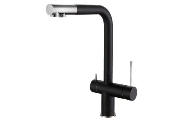 Kitchen mixer RIVELATO Lugano 1523513 nero cromo