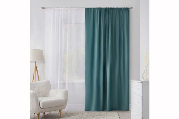Ribbon curtain ESTUDI BLANCO Josette 180x280 cm, 1 piece, mint color