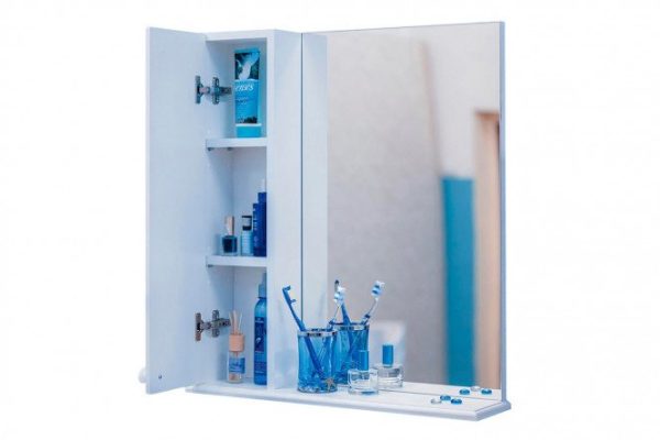 Wardrobe with mirror left Sanflor Karina 51x68.4x14 cm