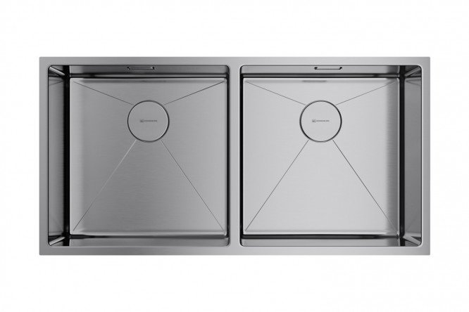 Inset sink OMOIKIRI Taki 86-2-U/IF-IN 4993791, stainless steel 86.5x44x20 cm